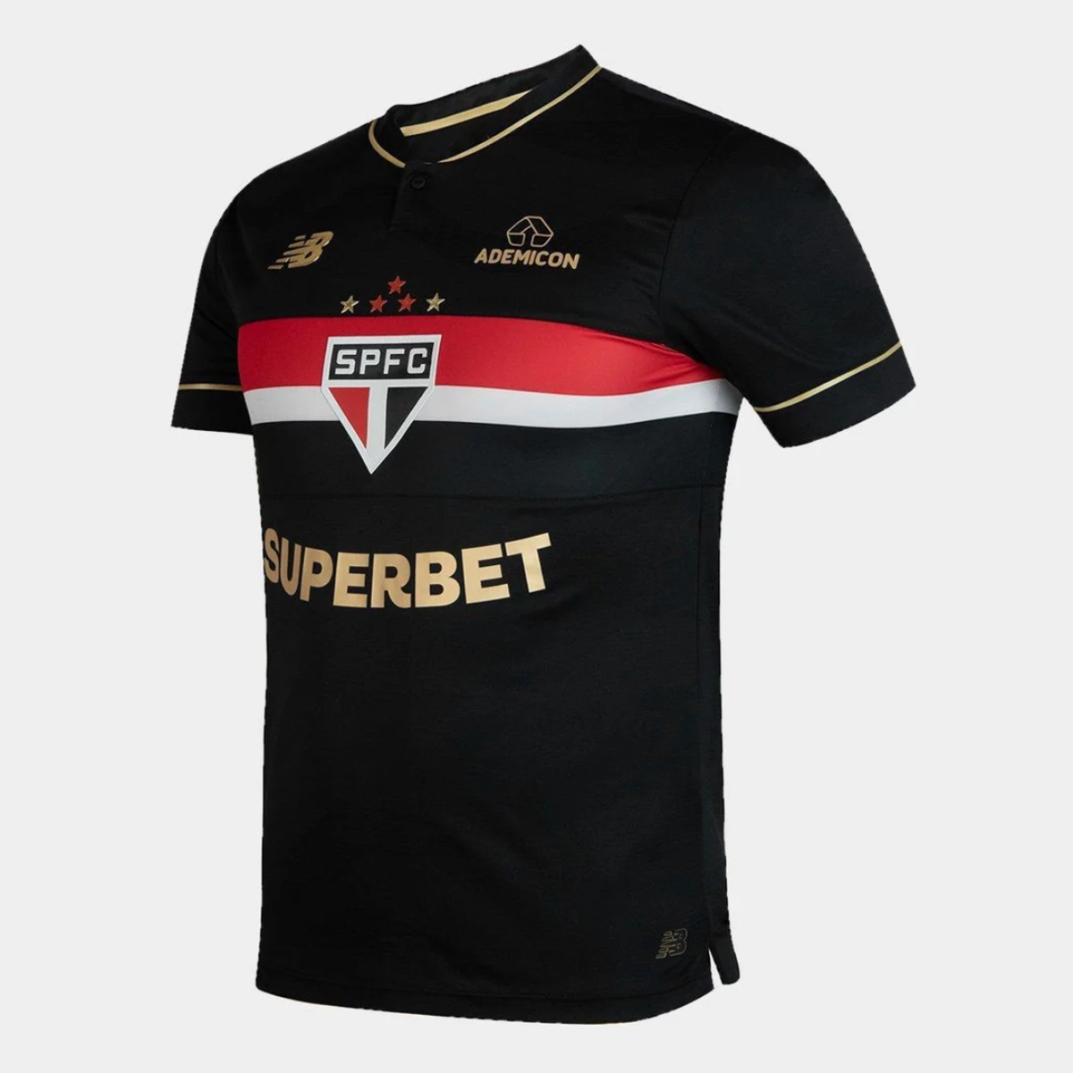 Camisa São Paulo III 25/26 Torcedor Masculina - Preta