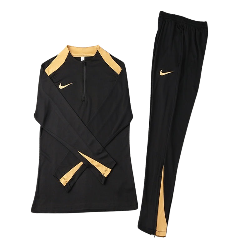 Conjunto Inverno Nike - Preto com Dourado