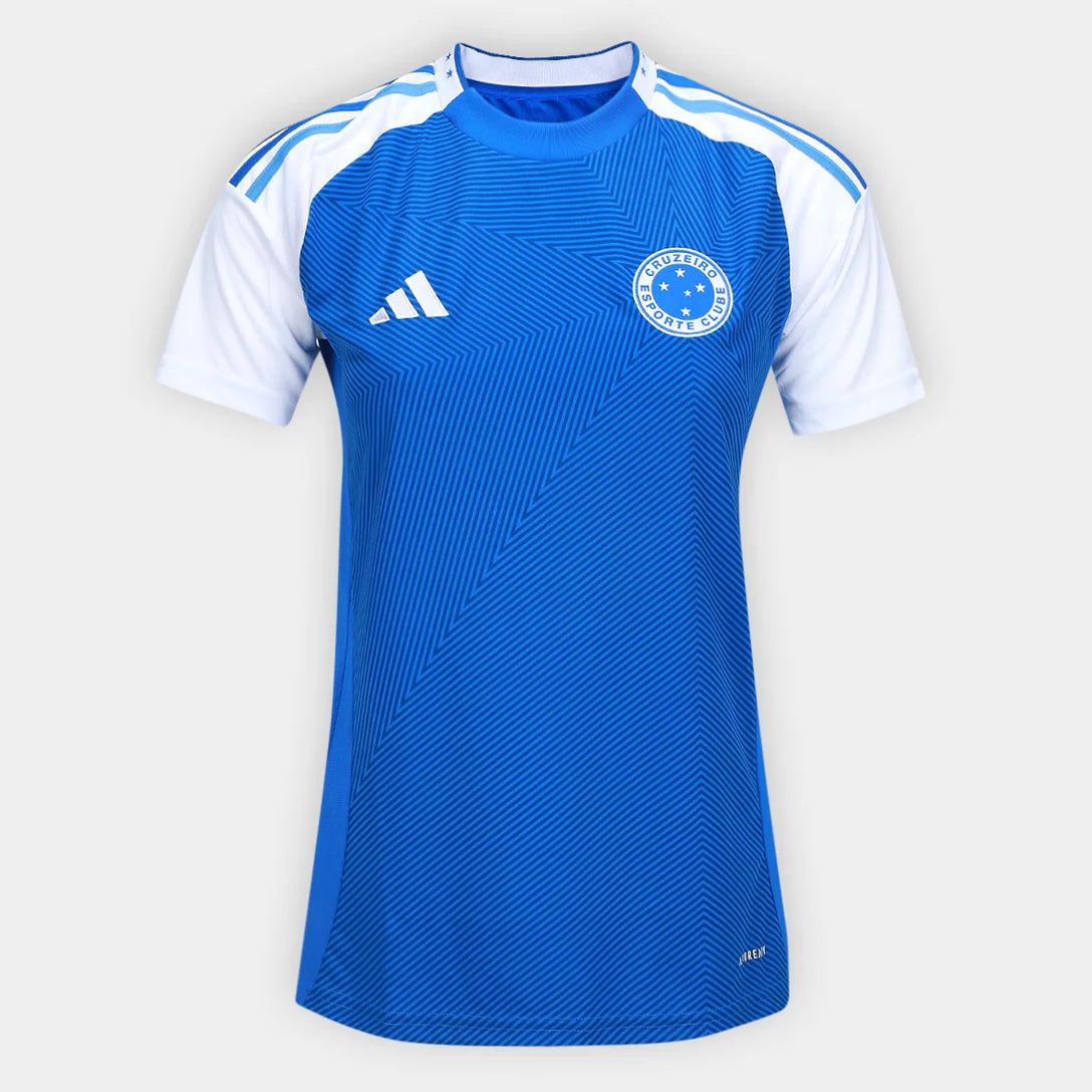 Camisa Cruzeiro I 25/26 Feminina - Azul e Branco