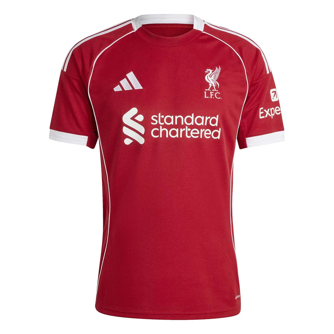 Camisa Liverpool Home 25/26 s/n Torcedor Adidas Masculina - Vermelho