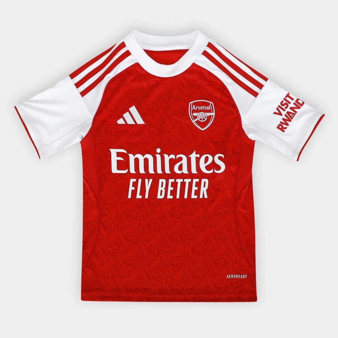 Kit Infantil Arsenal Home 25/26 Adidas - Vermelho+Branco