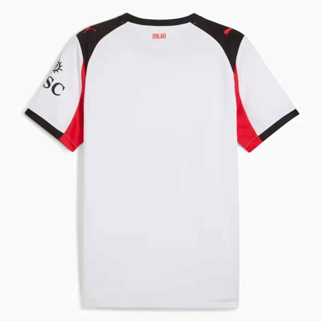 Camisa Milan Away 25/26 s/n Torcedor Puma Masculina - Branco