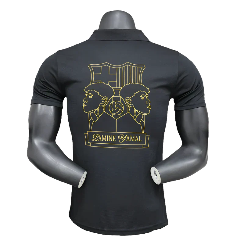 Camisa Barcelona 25/26 Preto - Edição Especial - Versão Jogador