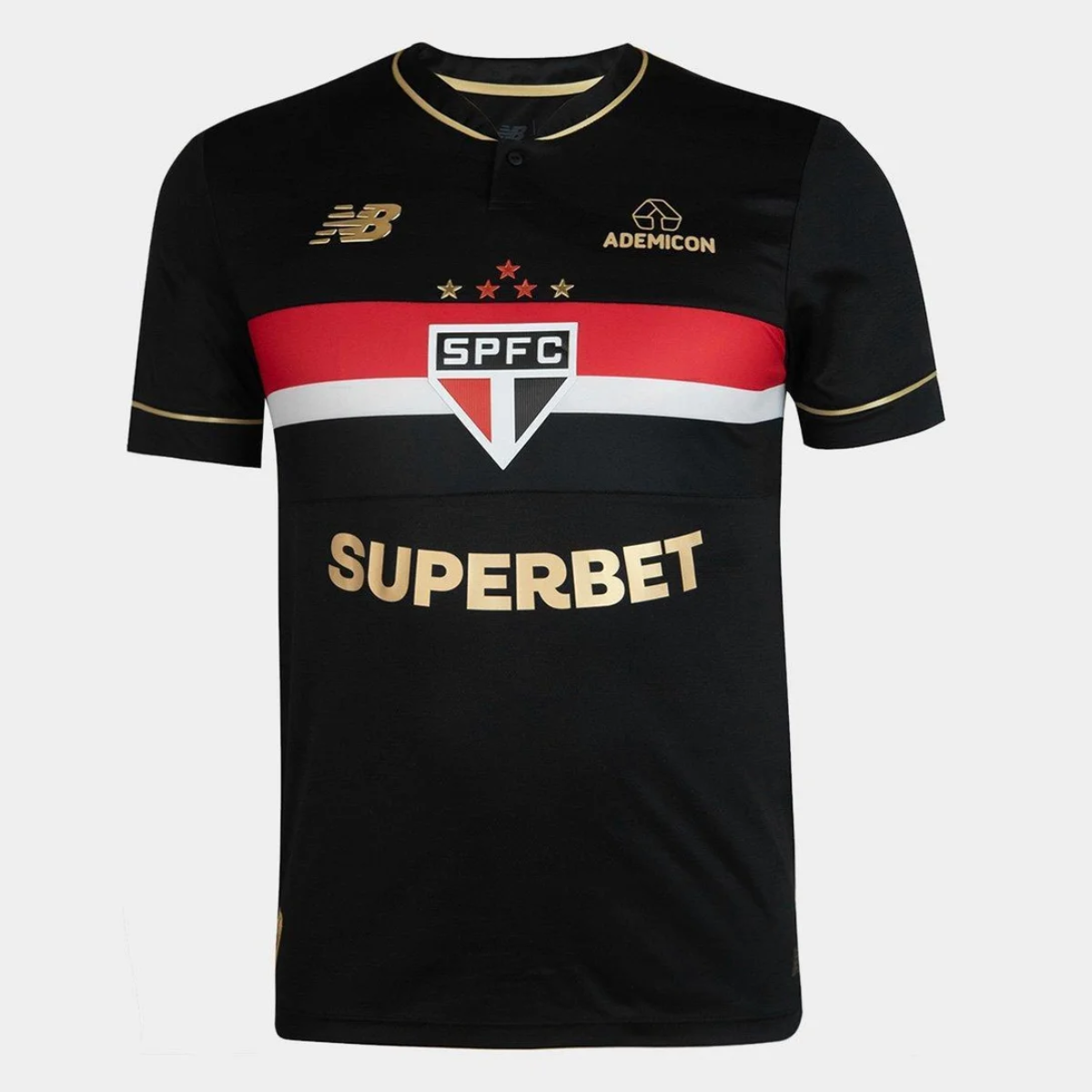 Camisa São Paulo III 25/26 Torcedor  Masculina - Preta