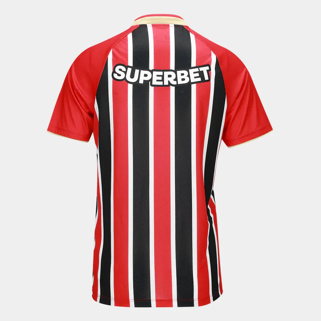 Camisa São Paulo II 25/26 Feminina - Vermelho+Branco