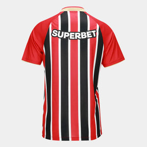 Camisa São Paulo II 25/26 Feminina - Vermelho+Branco