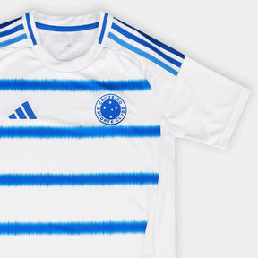 Camisa Cruzeiro II 25/26 Feminina - Branco+Azul